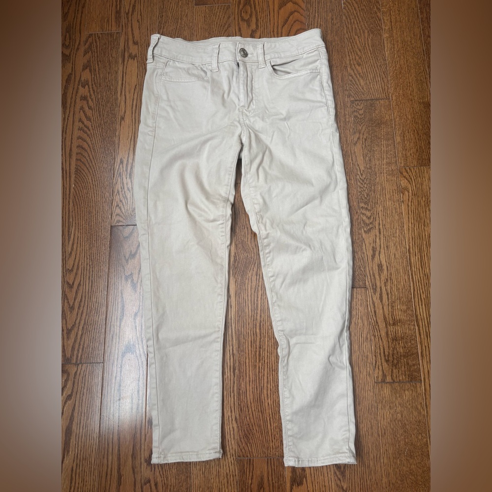 Women’s American Eagle Outfitters Light Tan Super Stretch Jeggings
